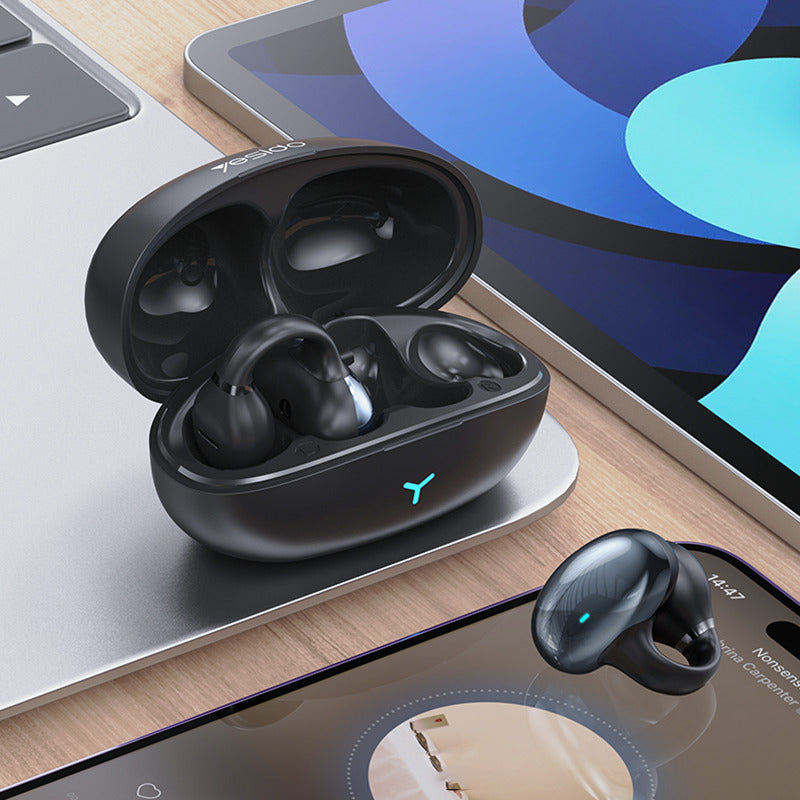 YESIDO YSP14 Air Conduction Bluetooth Ear Clip Earphone Wireless HiFi Stereo Music Calling Headset YESIDO YSP14 Air Conduction Bluetooth Ear Clip Earphone Wireless HiFi Stereo Music Calling Headset